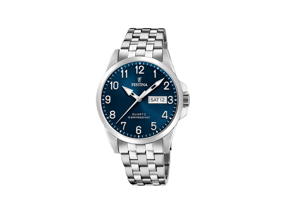 Festina | Homme | Quartz | Acier Inoxydable | Bleu | ø41mm | F20357/C