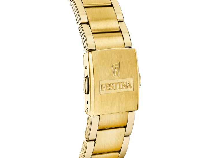 Festina | Homme | Quartz | Chrono | Acier Inoxydable Doré | ø43.5mm | F20633/4