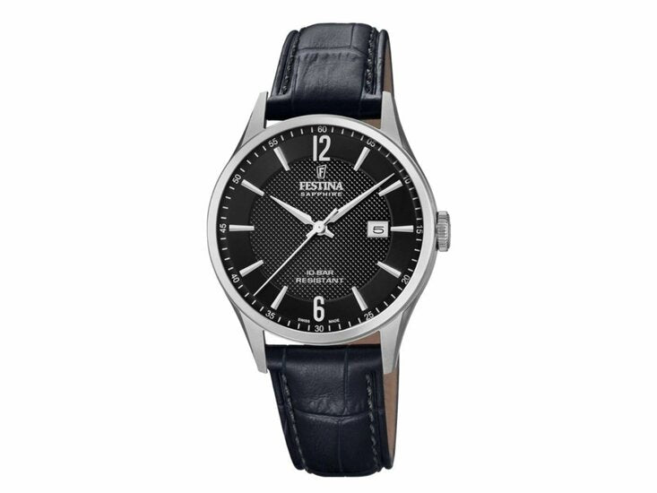 Festina | Homme | Quartz | Swiss Made | Cuir Noir | ø40mm | F20007/4
