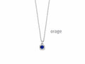 Orage | Collier | Argent | Oxyde de Zirconium | Bleu | BB044