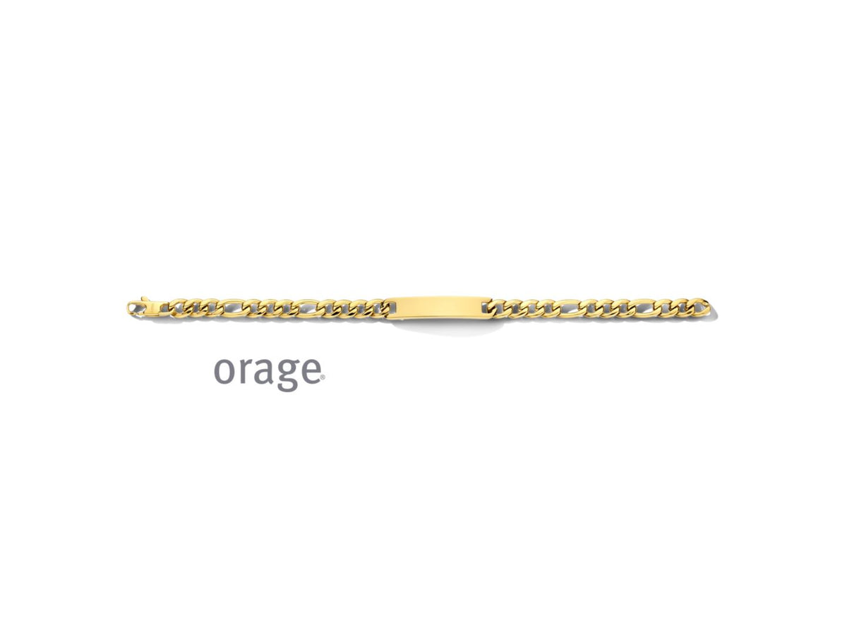 Orage | Bracelet | Acier Doré | Personnalisable | BB102