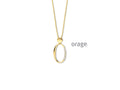 Orage | Collier | Plaqué Or | Oxyde de Zirconium | BB134