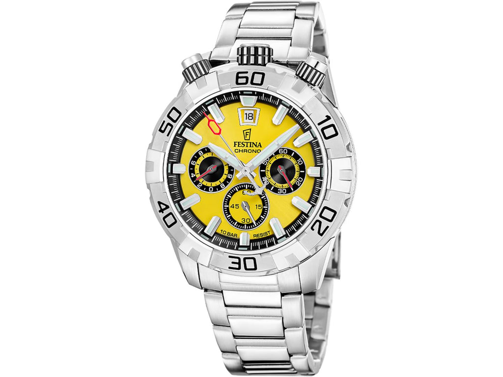 Festina | Homme | Quartz | Chrono | Acier Inoxydable | 45mm | 8430622856211F20743/4