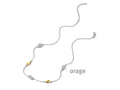 Orage | Collier | Argent Bicolore | Oxyde de Zirconium | BB062