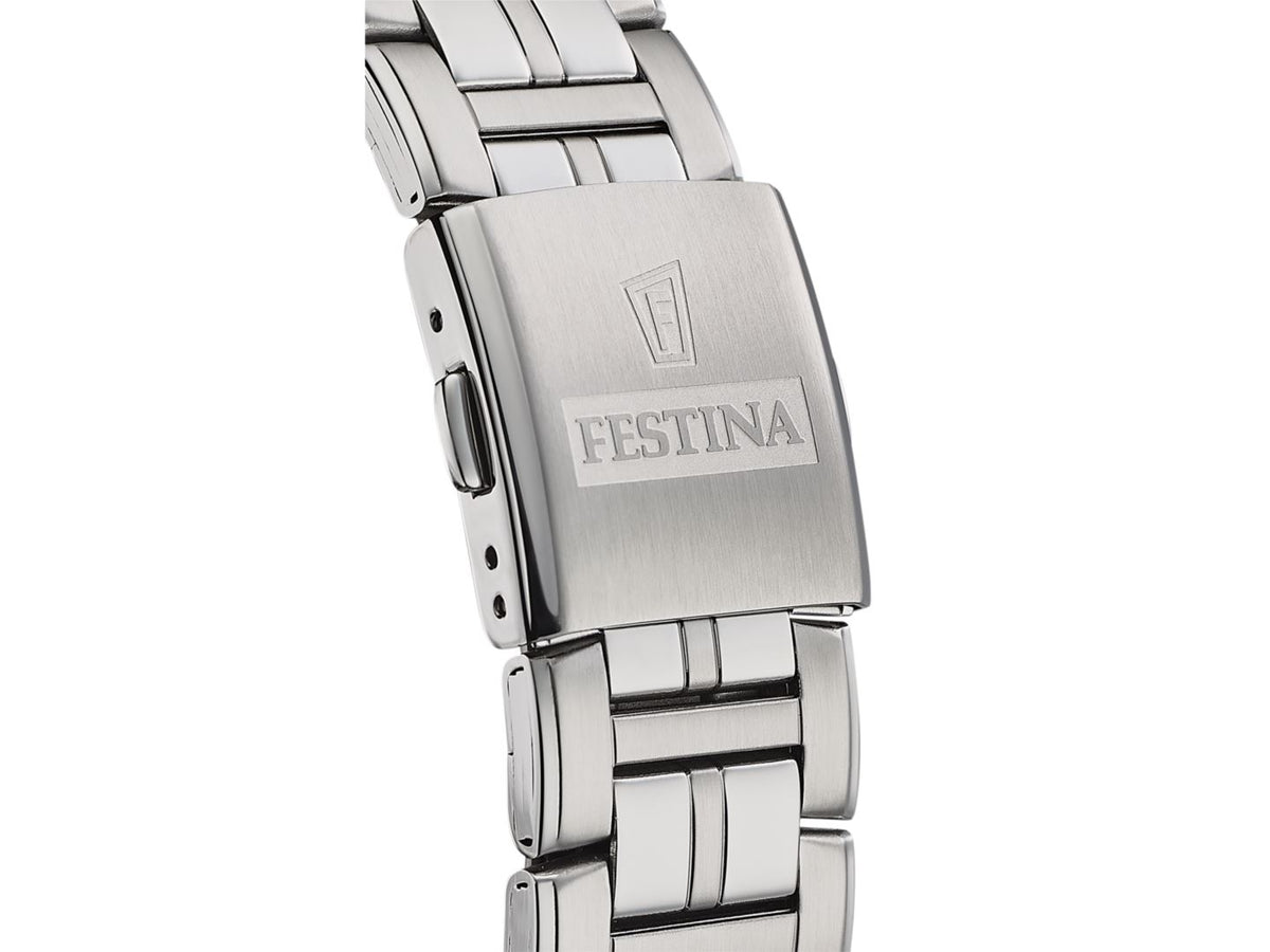 Festina | Homme | Quartz | Multifonction | Acier Inoxydable | ø43mm | Bleu | F20445/4