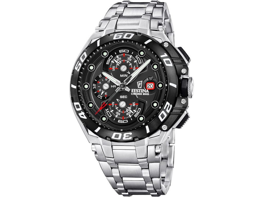 Festina | Homme | Quartz | Chrono Bike | Acier Inoxydable | 46mm | F20754/6